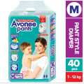 Avonee Medium Pant Diaper 7-12Kg 40 Pcs